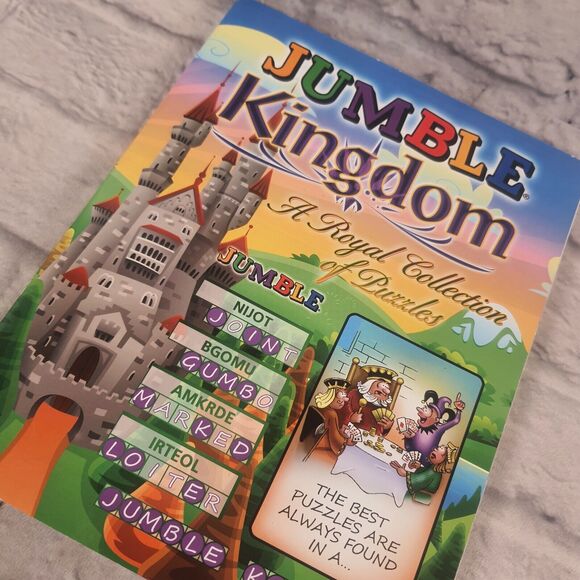 Lot of 3 Jumble Puzzle Book Word Games Brain Teaser Kingdom Explosion Vacation - Picture 13 of 16